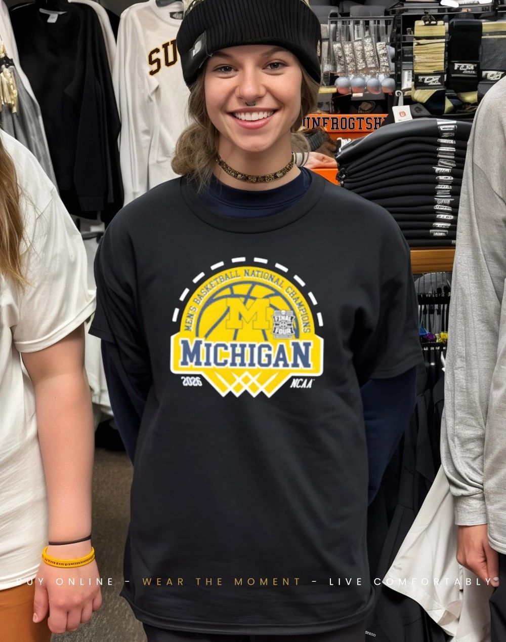 Michigan men’s Basketball National Champions March Madness logo shirt