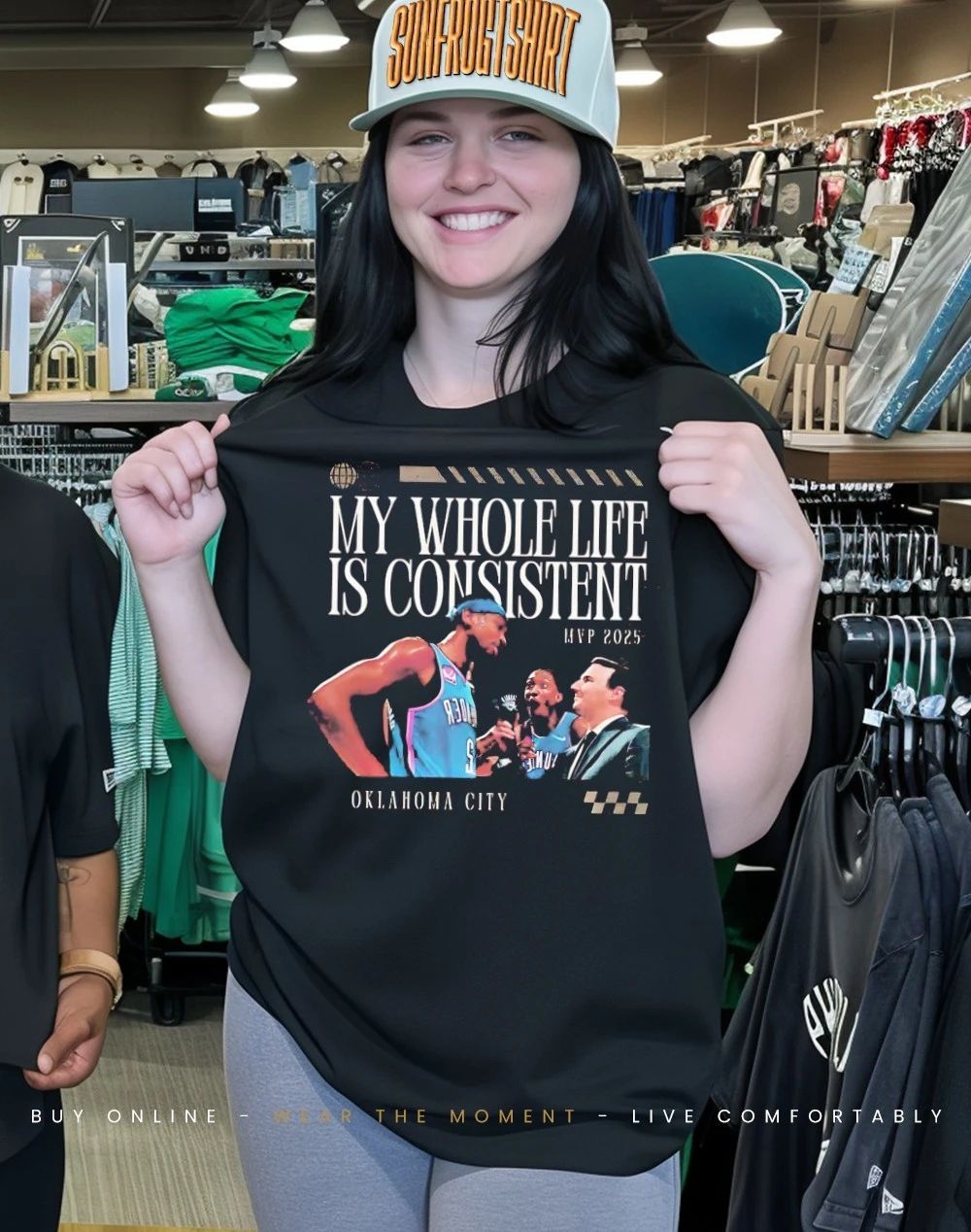 OKC Thunder Shai Gilgeous-Alexander my whole life is consistent MVP shirt