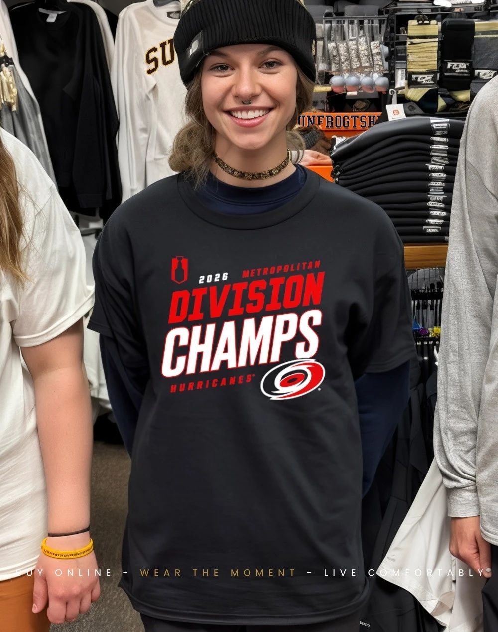 Carolina Hurricanes NHL 2025 2026 Metro Division Champions Locker Room shirt