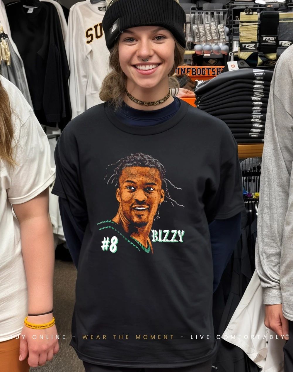 Bones Hyland Minnesota Timberwolves Bizzy B graphic shirt