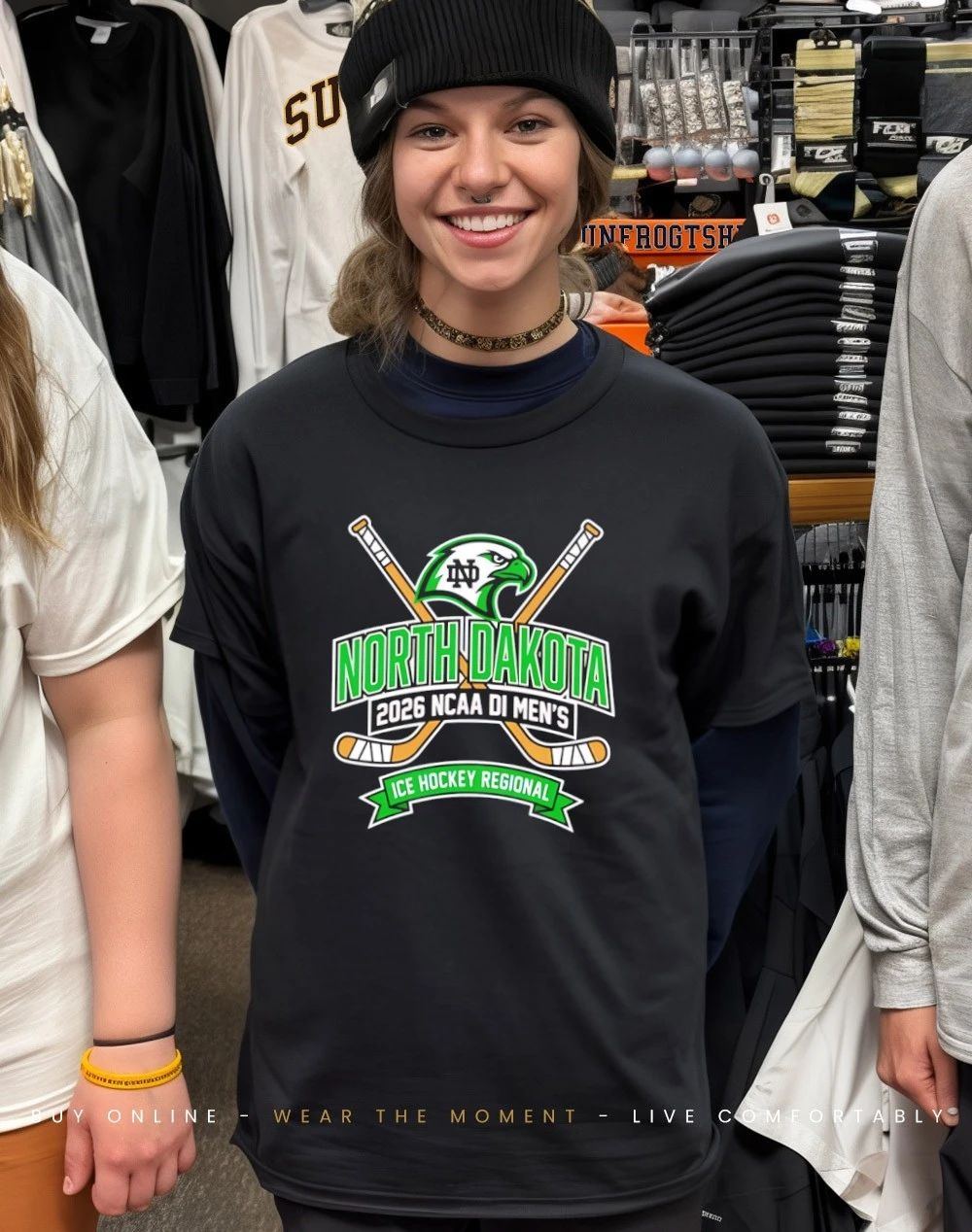 Hawks North Dakota 2026 NCAA DI Men’s Ice Hockey Regional NCAA Men’s Ice Hockey Championship shirt