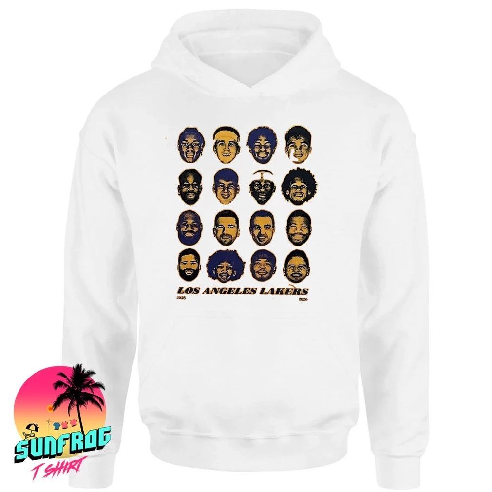 Los Angeles Lakers 2026 Playoff big head shirt