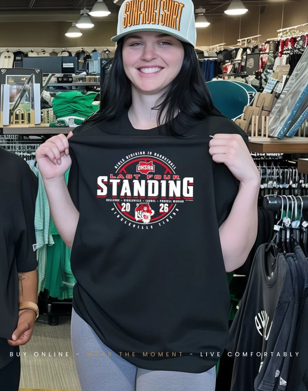 2026 OHSAA Girls Basketball D4 Last Four Standing Circleville Tigers shirt