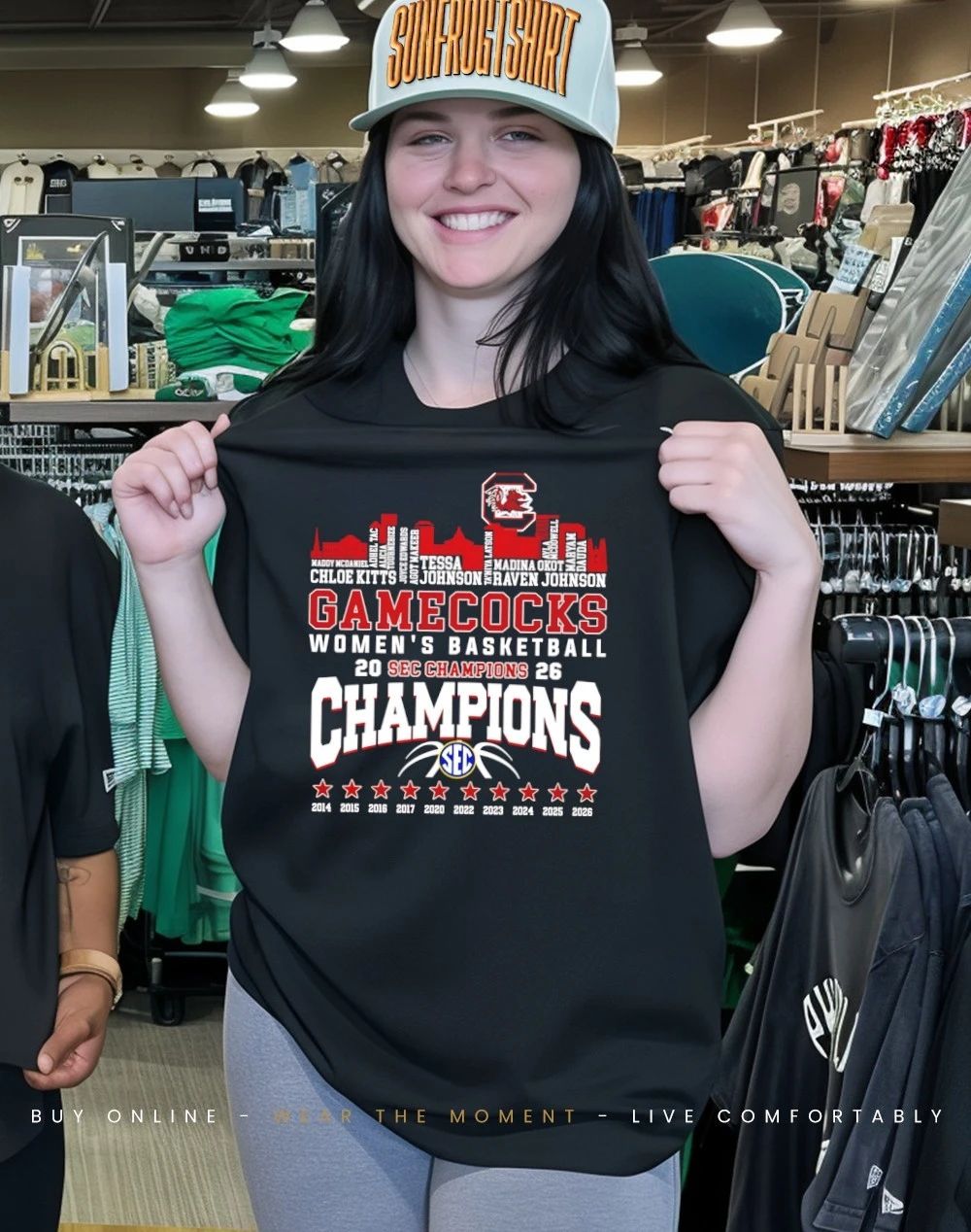 Gamecocks Women’s Basketball 2026 SEC Champions 10 Time shirt