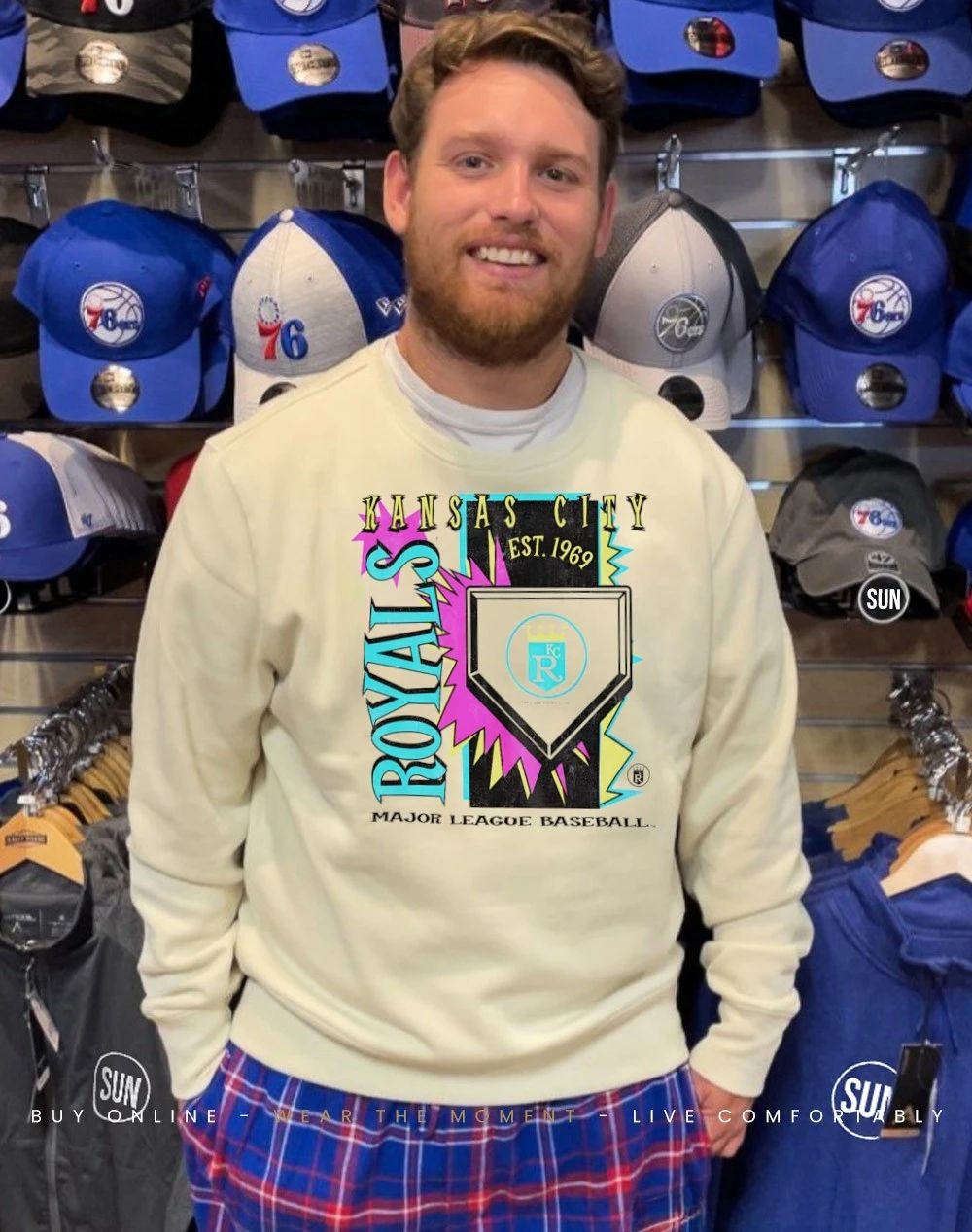 Kansas City Royals MLB Cooperstown Neon Field Shock shirt