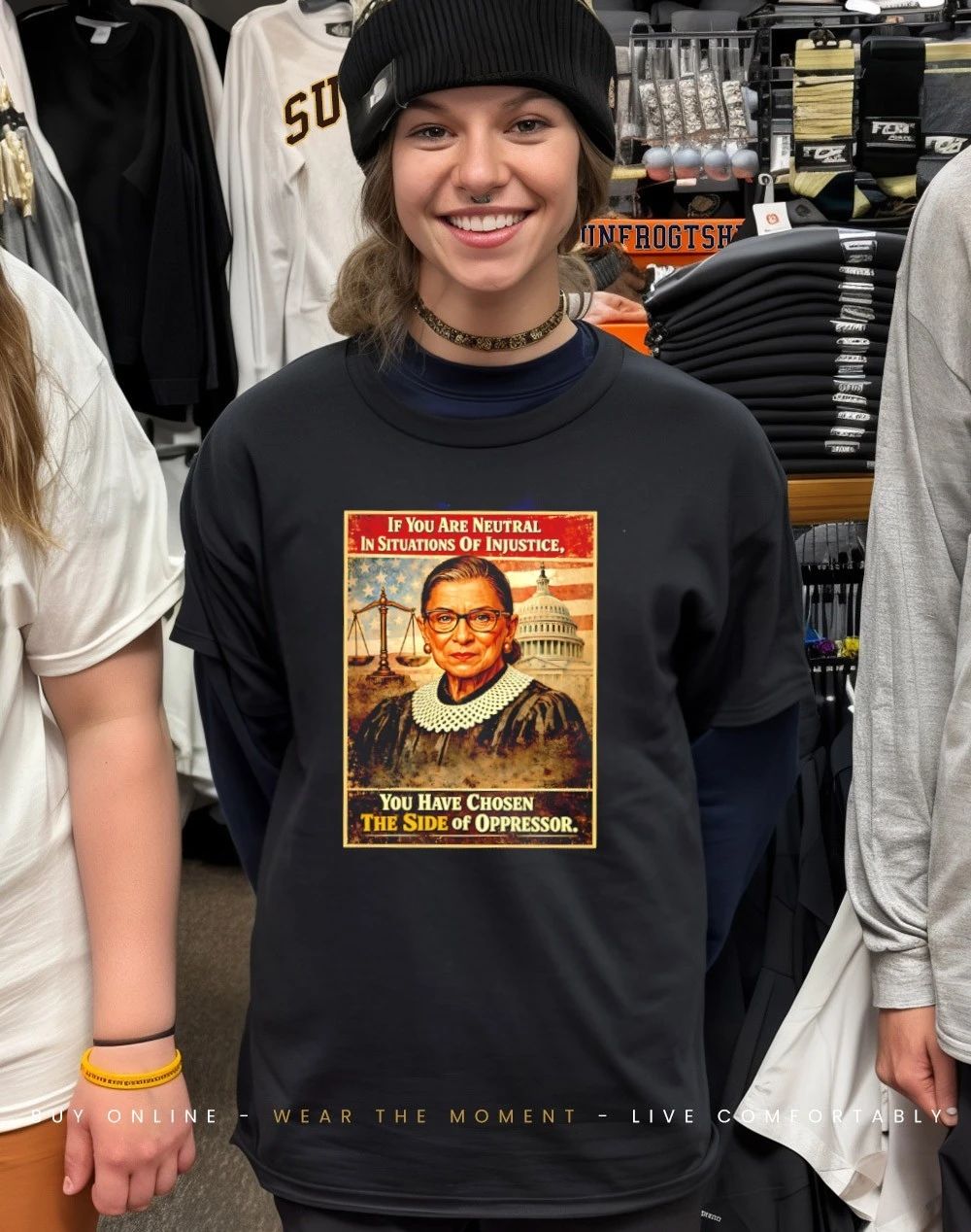 If you are neutral in situations of injustice you have chosen the side of oppressor shirt