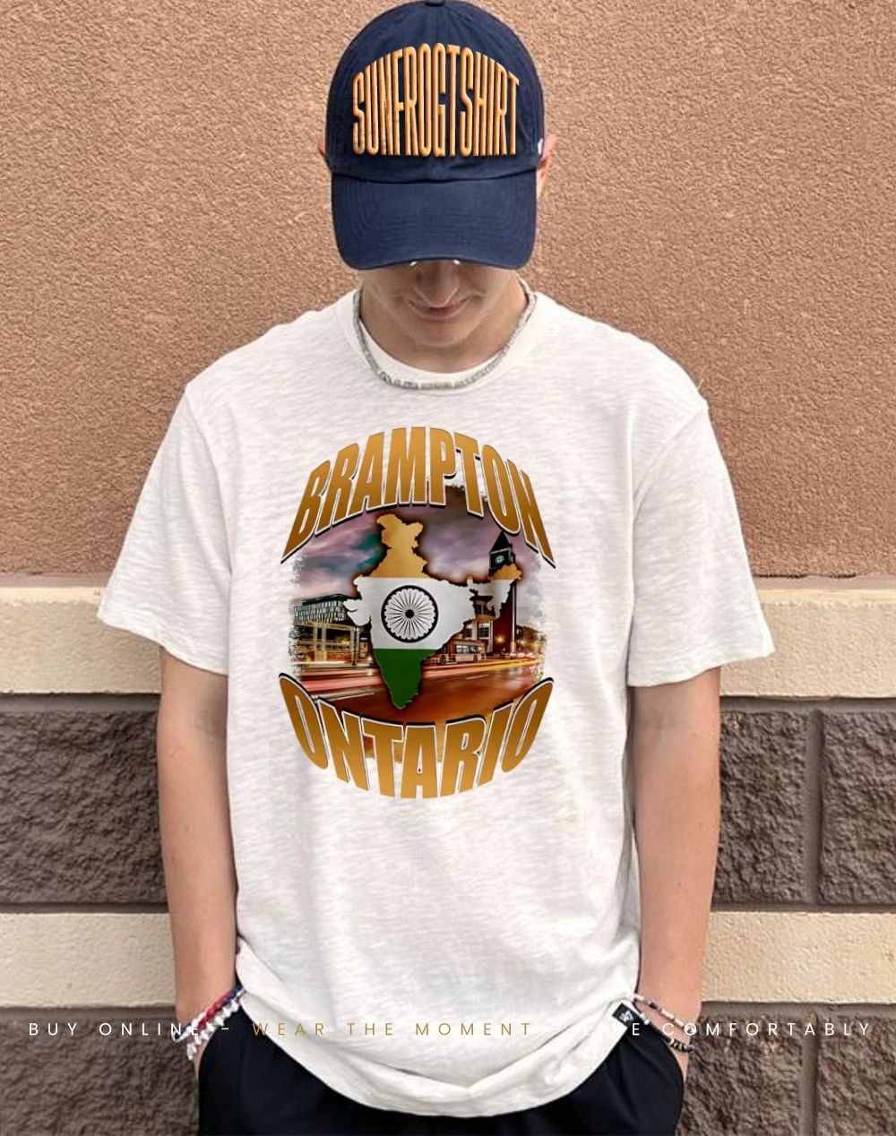 Brampton Ontario Indian map shirt