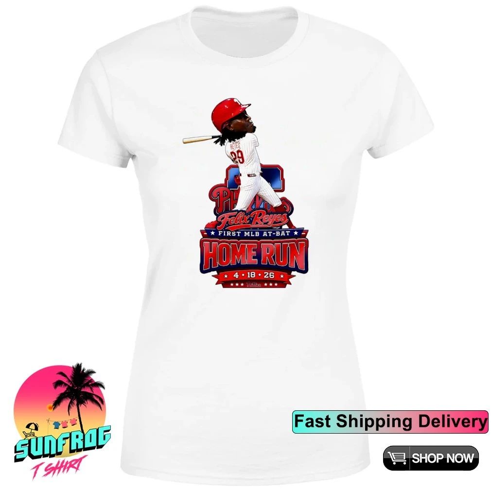Felix Reyes Philadelphia Phillies First At-Bat First Home Run caricature shirt