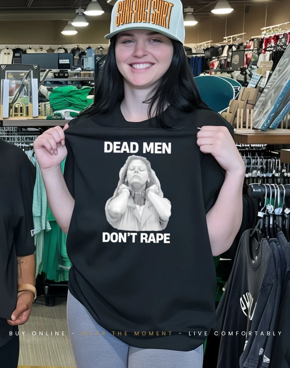 Dead Men Don’t Rape graphic shirt