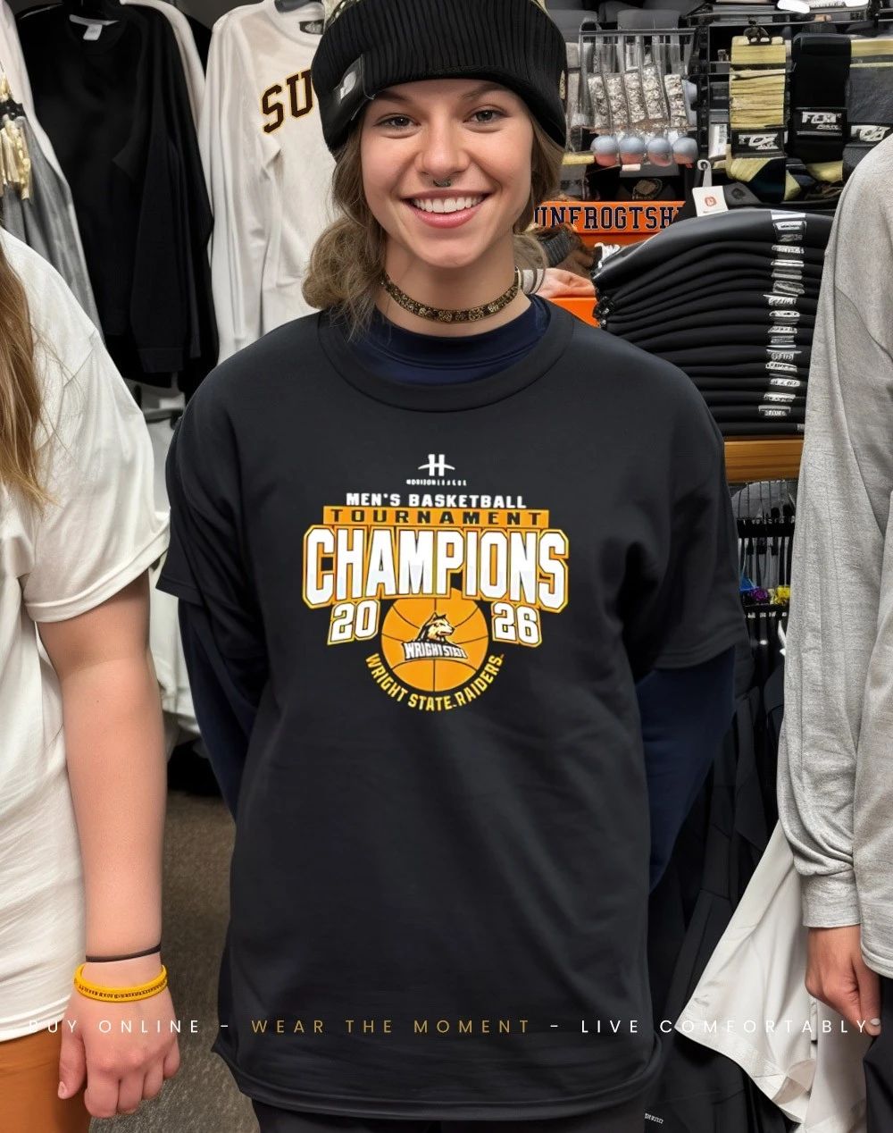 Wright State Raiders Basketball 2026 Men’s Basketball Tournament Champions shirt