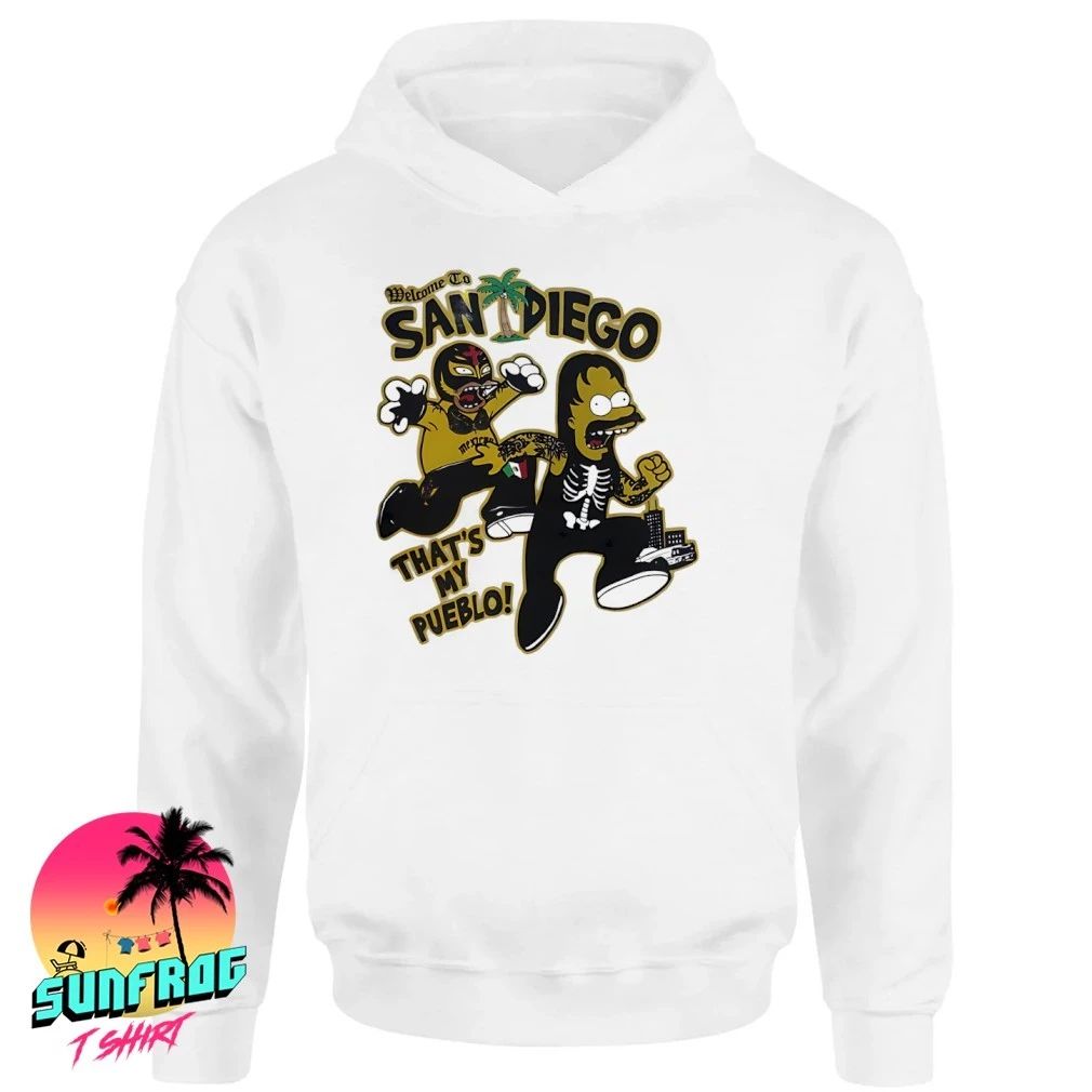 The Simpsons welcome to San Diego that’s my pueblo shirt