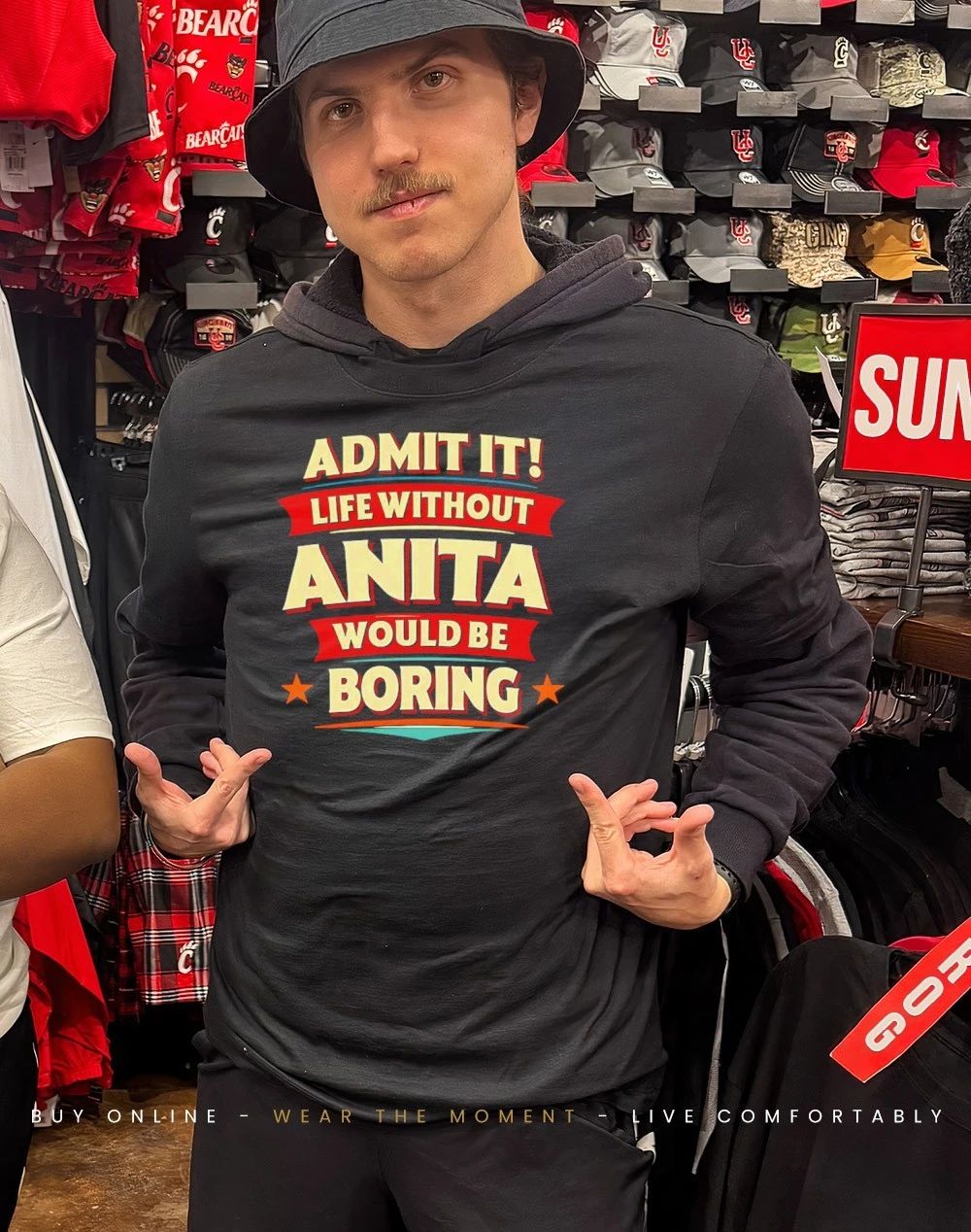 Admit it life without name would be boring shirt