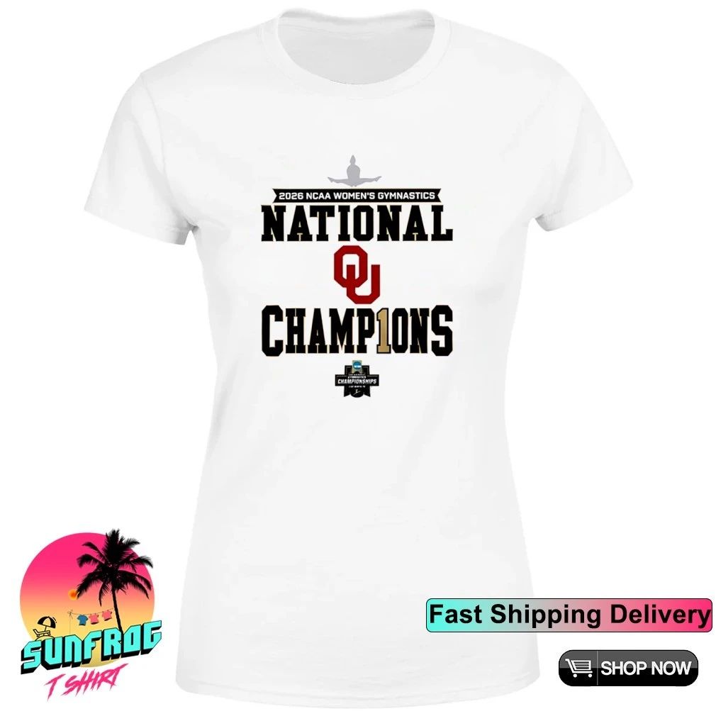 Oklahoma Sooners 2026 NCAA Women’s Gymnastics National Champions logo shirt