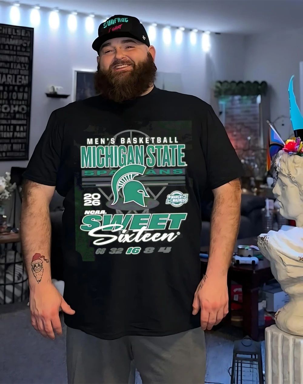 Michigan State Spartans 2026 NCAA March Madness Sweet 16 Bound shirt
