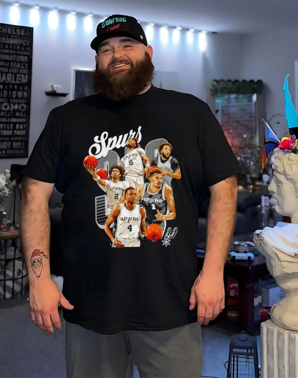 San Antonio Spurs 2026 Playoffs Starting 5 shirt
