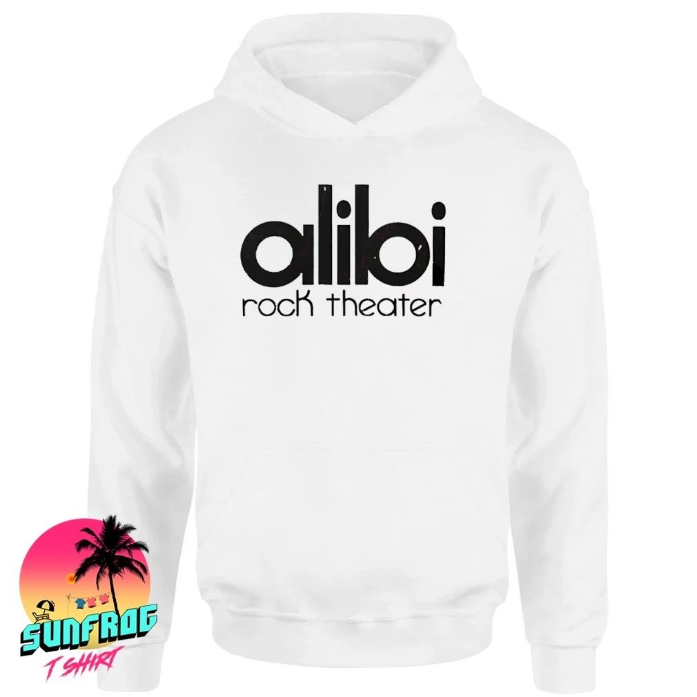 Alibi Rock Theater text shirt