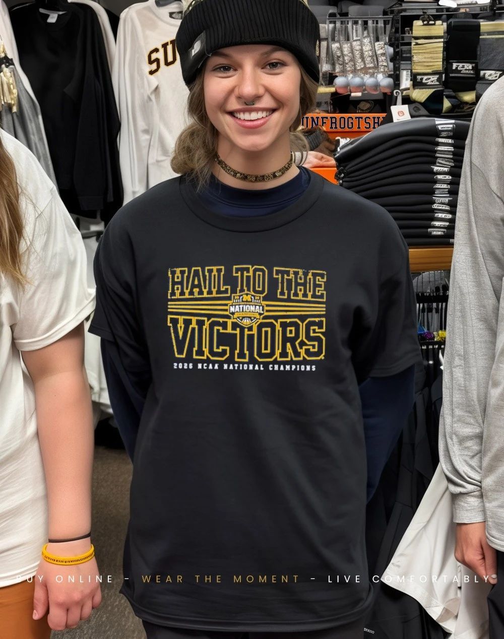 Michigan Wolverines MBB 2026 National Champions Hail to the Victors shirt