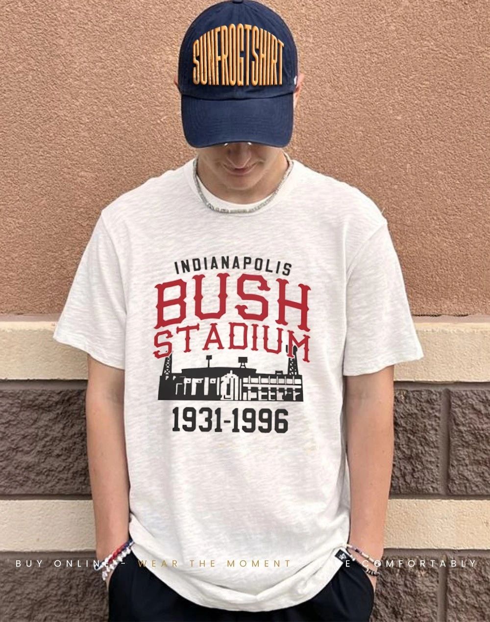Indianapolis Bush Stadium Years 1931 1996 shirt