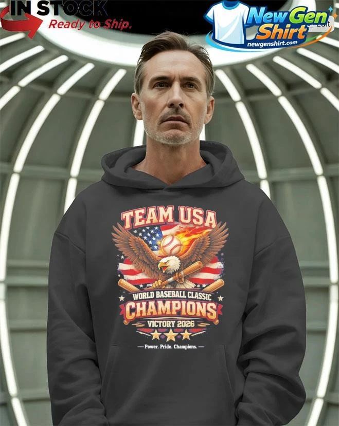 Team USA World Baseball Classic Champions Victory Shirt