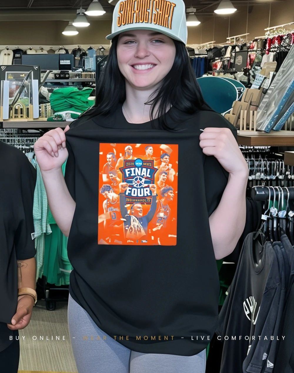 Illinois Illini Final four 2026 Men’s March Madness Basketball poster shirt