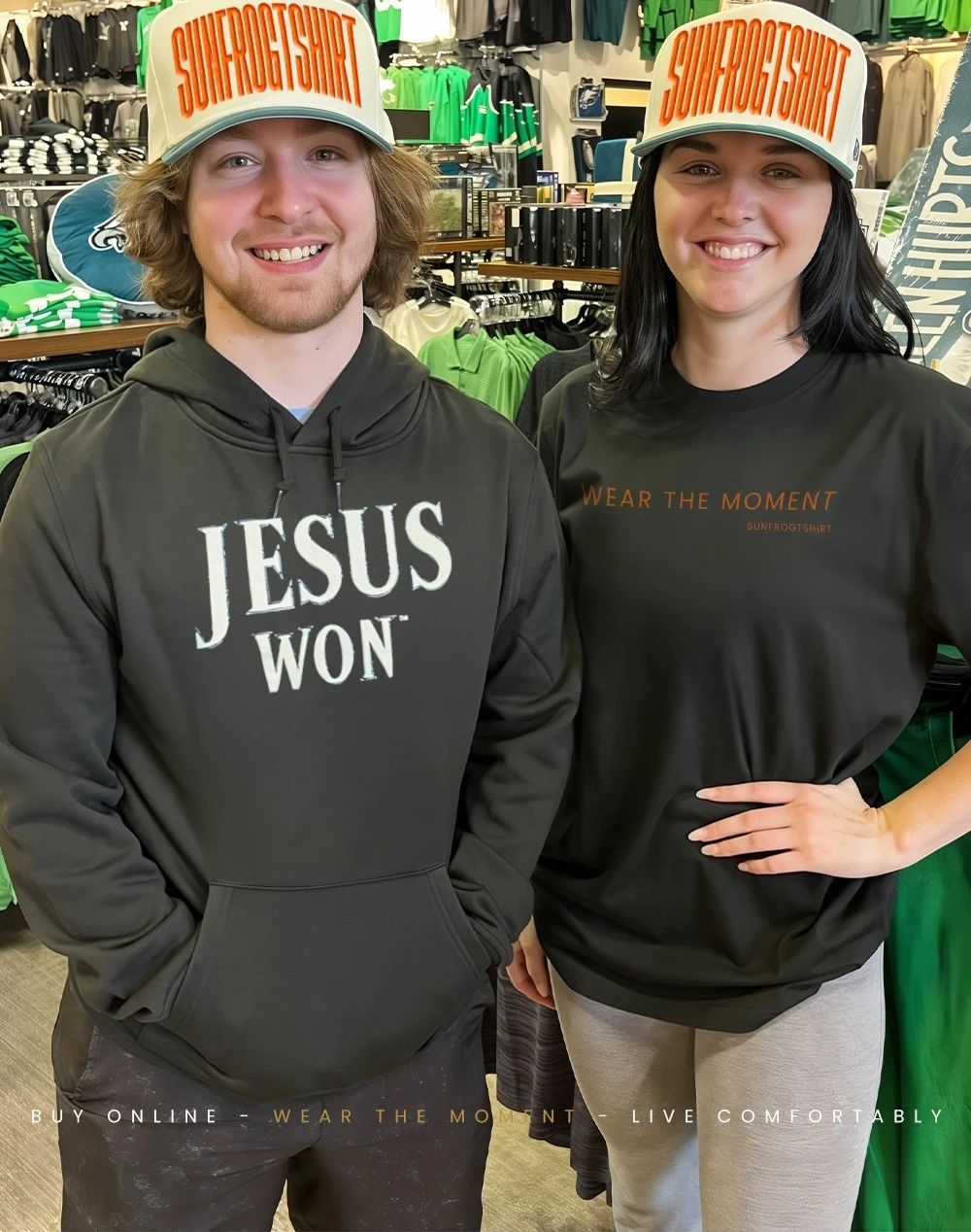 Logan Gilbert wearing Seattle Marines Jesus won shirt