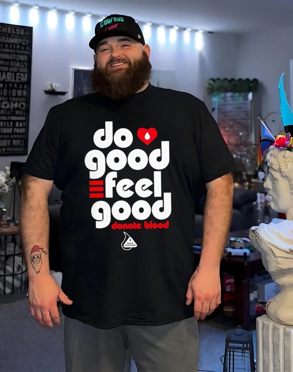 Do good feel good donate blood shirt