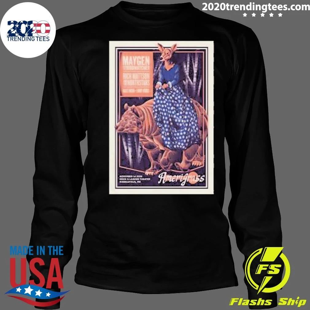 Maygen And The Birdwatcher Minneapolis Tour On November 14 2026 Shirt