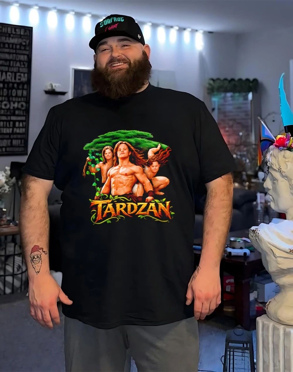 Tardzan Tarzan Down syndrome graphic shirt