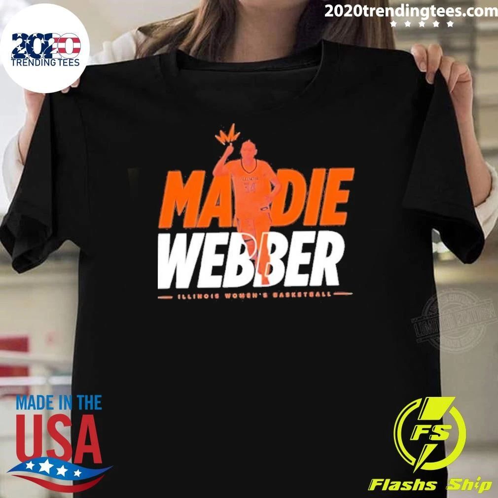 Maddie Webber Illinois Fighting Illini Women’s Basketball Graphic Shirt