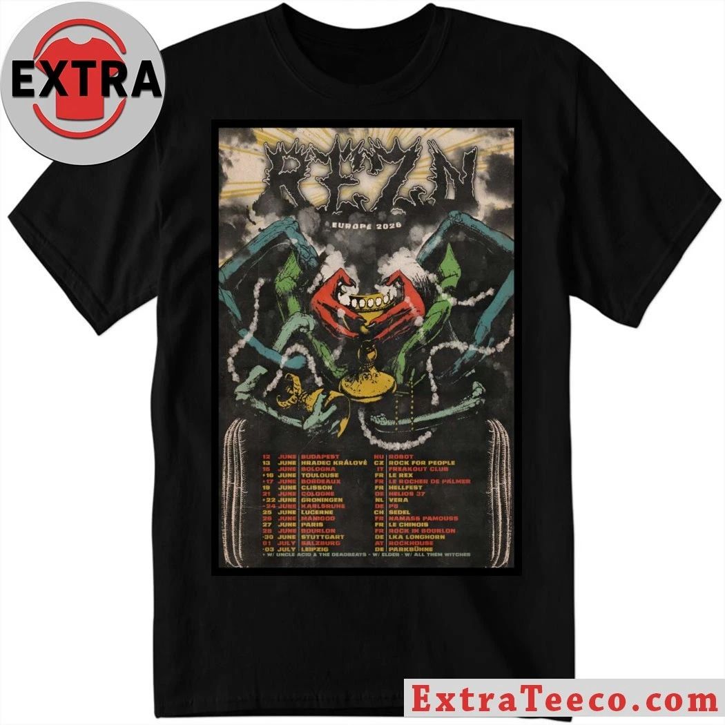 REZN Europe 2026 Tour Poster Shirt