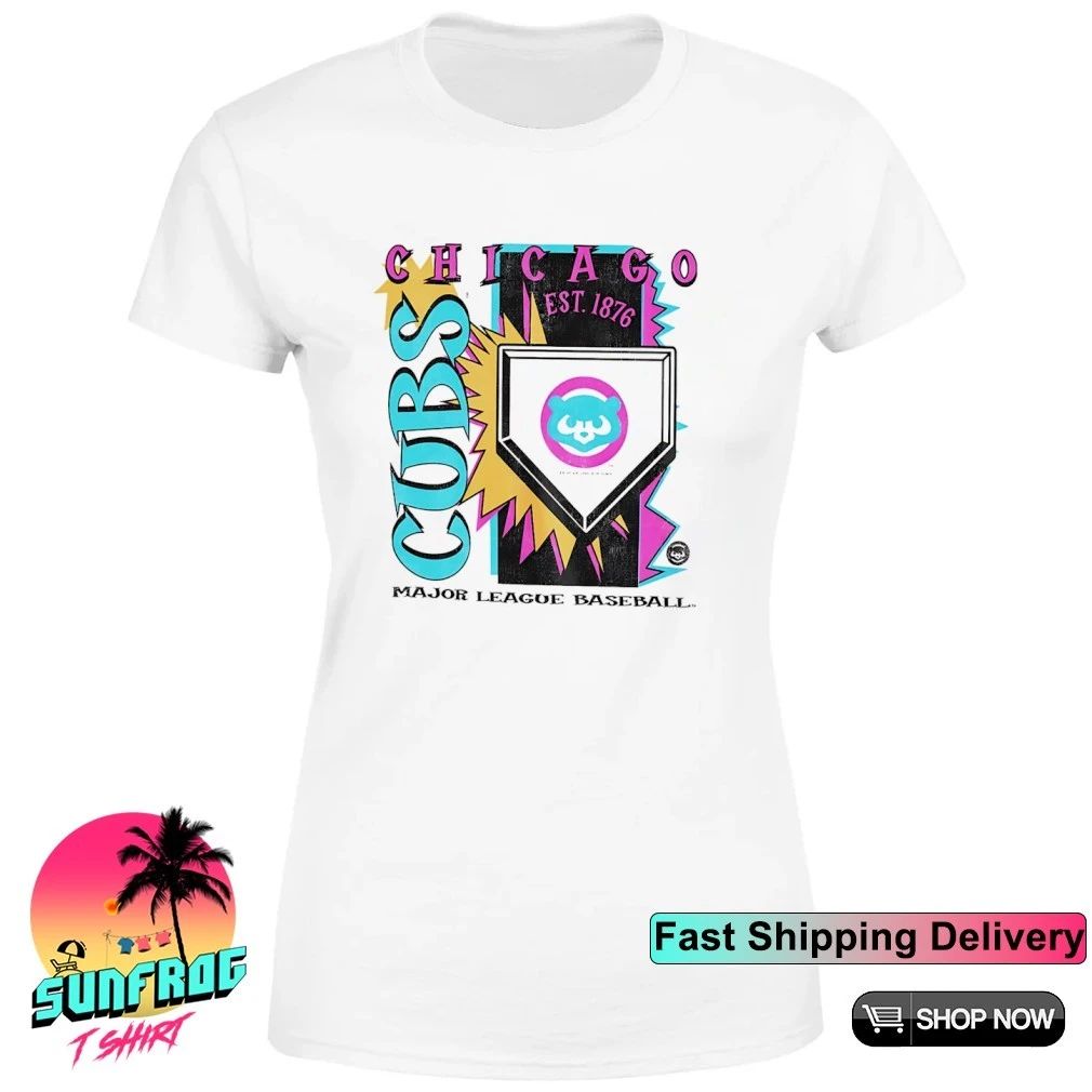 Chicago Cubs MLB Cooperstown Neon Field Shock shirt