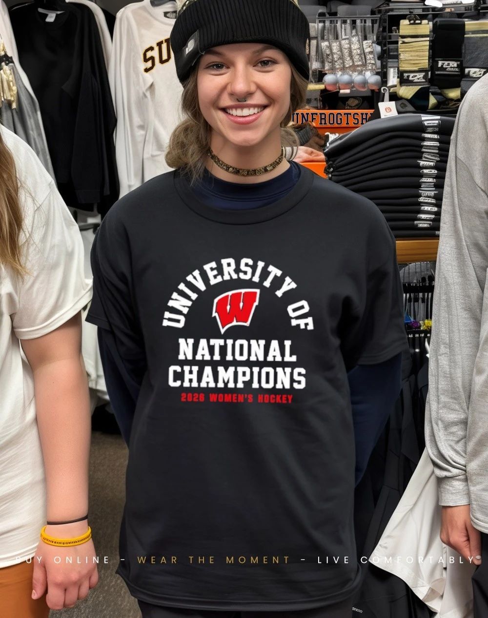 Wisconsin Women’s Ice Hockey 2026 National Champions classic shirt