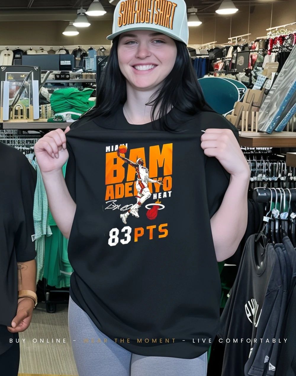Miami Heat Adebayo 2026 Celebarte 83 Points History graphic shirt