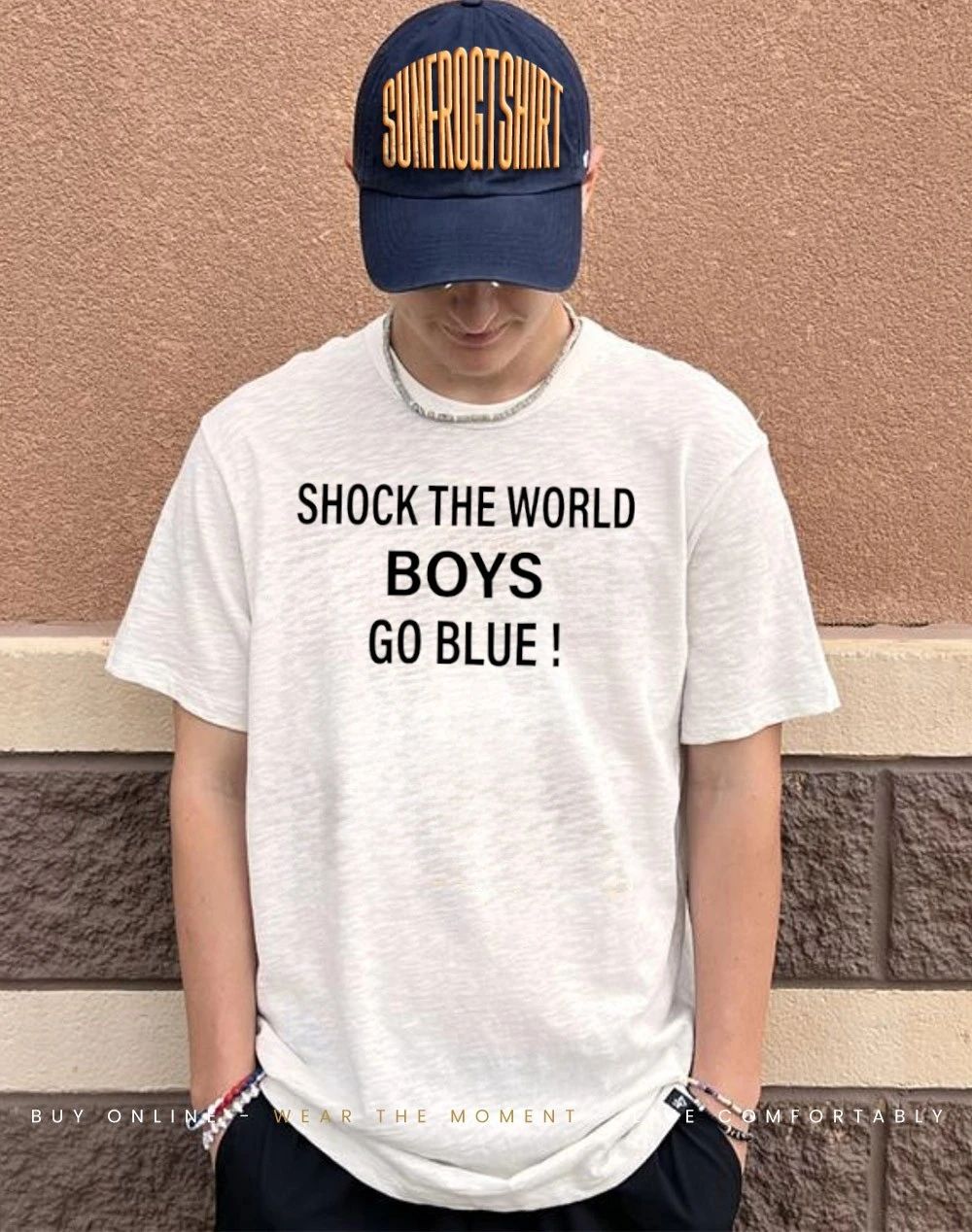 Shock The World Boys Go Blue Shirt