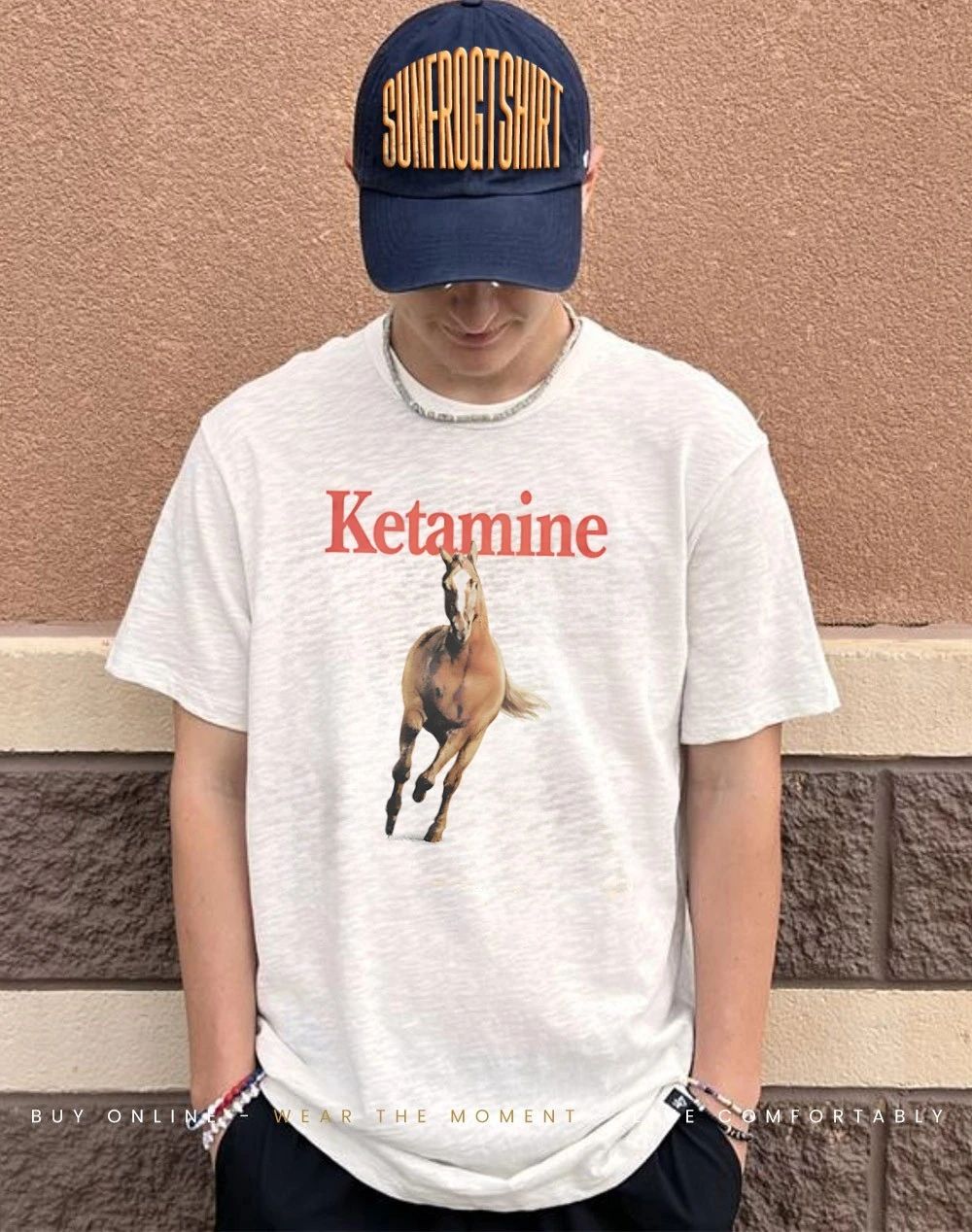 Ketamine Horse graphic shirt