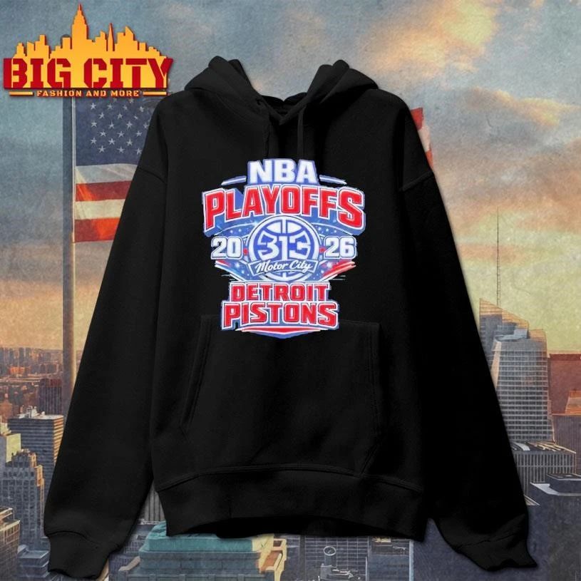 2026 NBA Playoffs Detroit Pistons Basketball Shirt