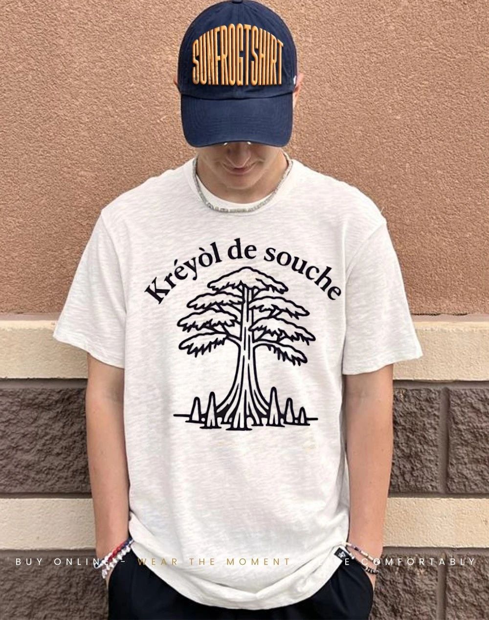 Kreyol de Souche Creole Louisiana samanea saman tree shirt