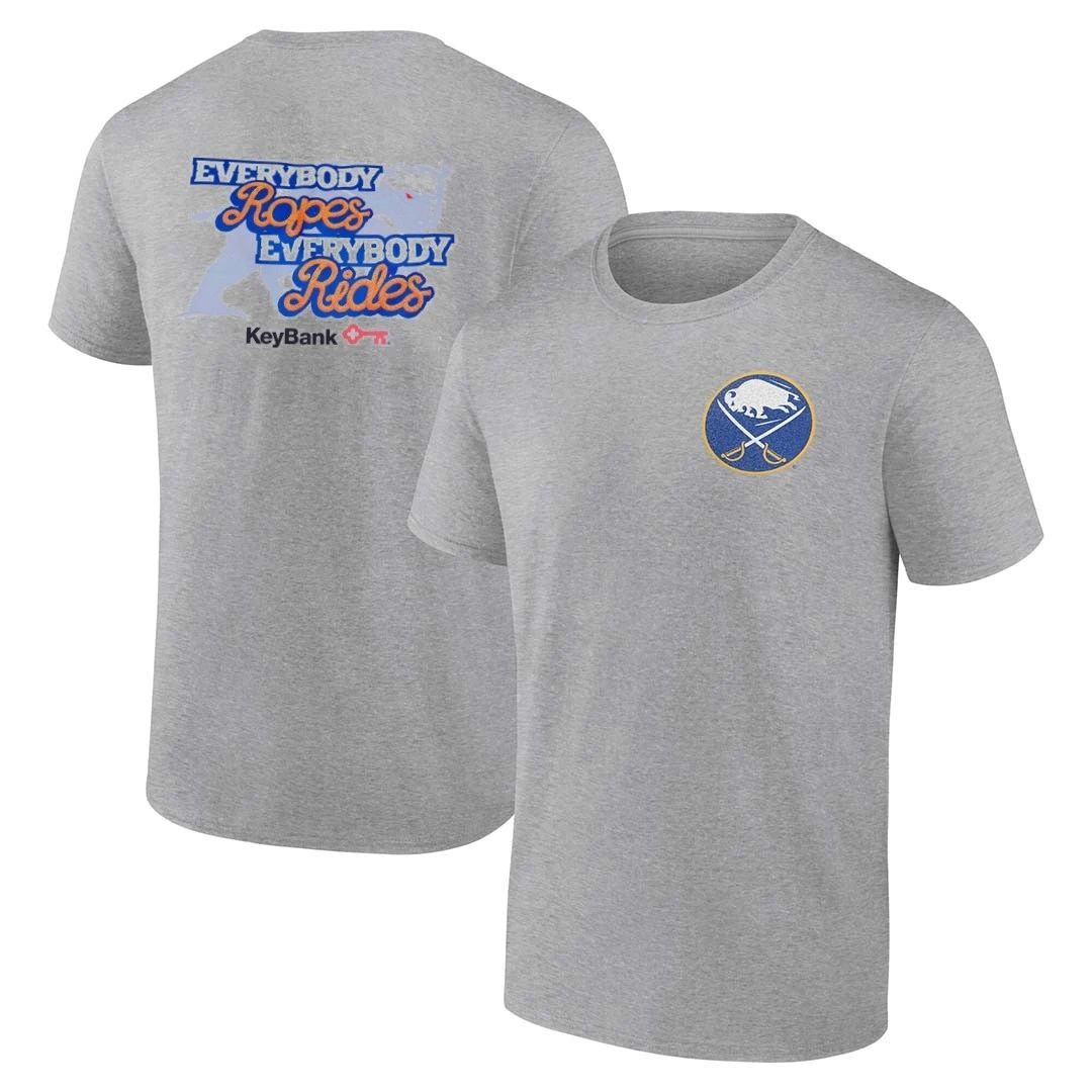 Buffalo Sabres everybody ropes everybody rides front and back shirt