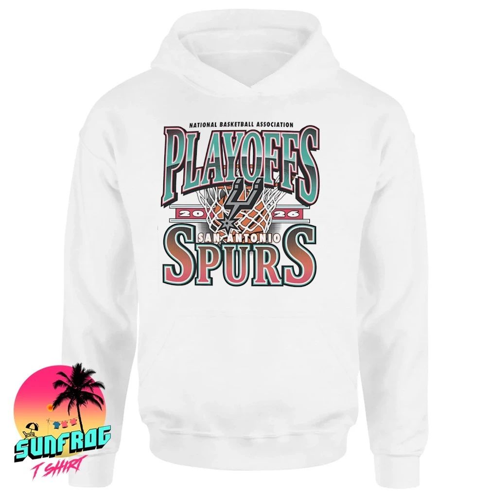 San Antonio Spurs 2026 NBA Playoffs Hardwood shirt