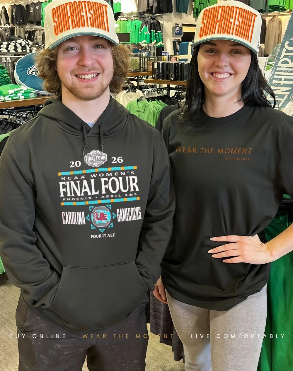 Carolina Gamecocks Women’s Basketball 2026 NCAA Final Four Four It All shirt