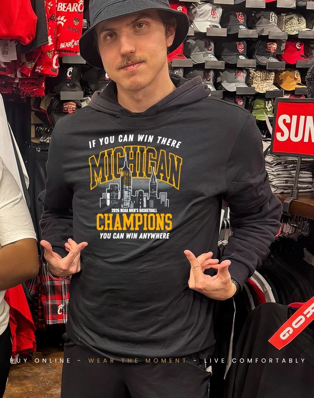 Michigan Wolverines Basketball National Champions if you can win there you can win anywhere shirt