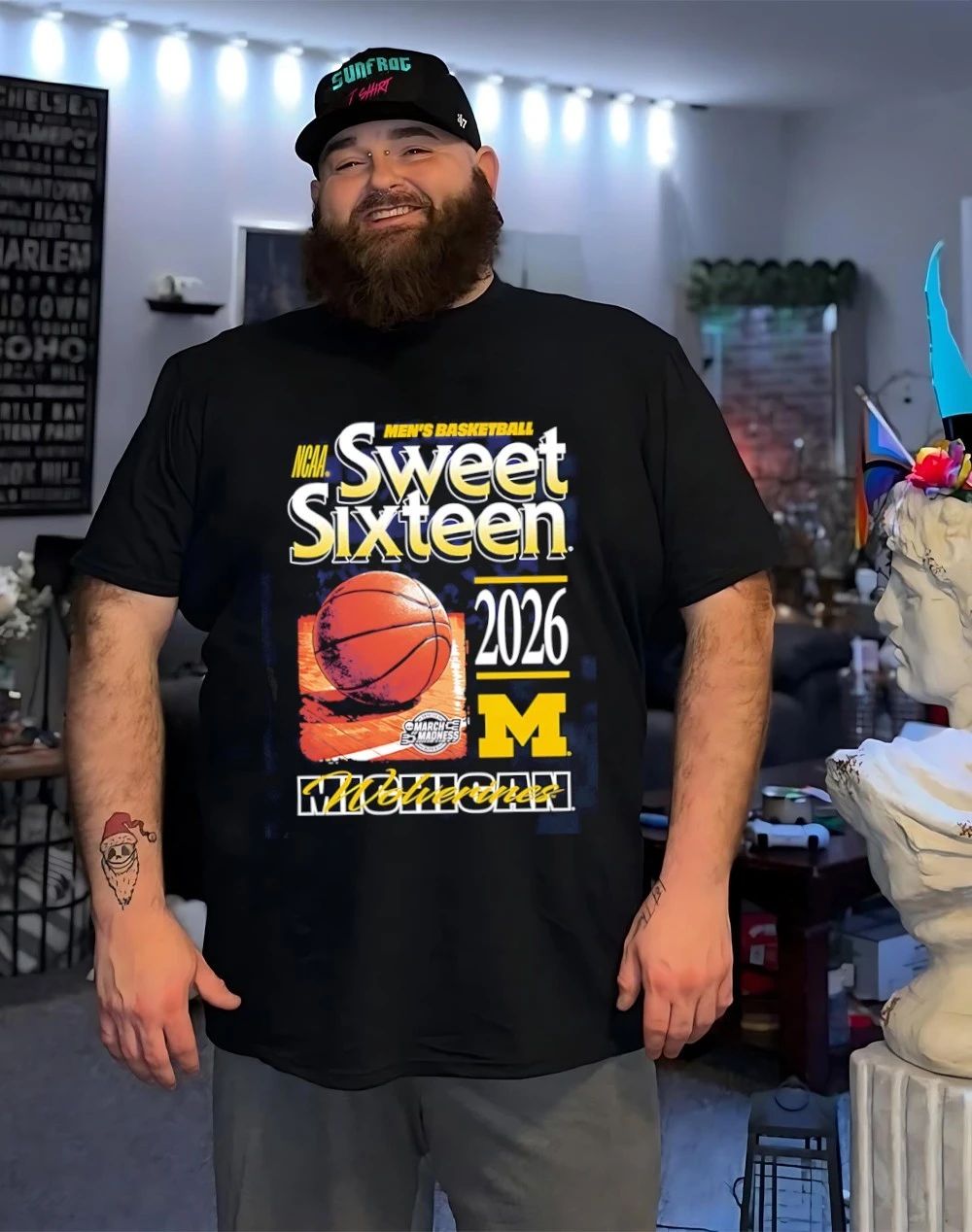Michigan Wolverines NCAA March Madness Sweet 16 Bound 2026 shirt