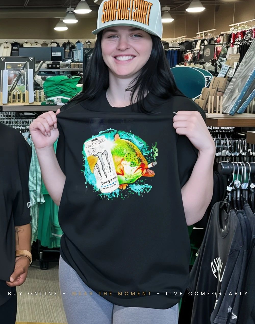 Dope Ass Fish Smoke Monster Beer Shirt