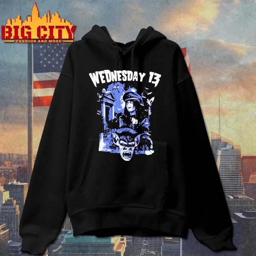 Wednesday 13 Cemetery Blue Shirt