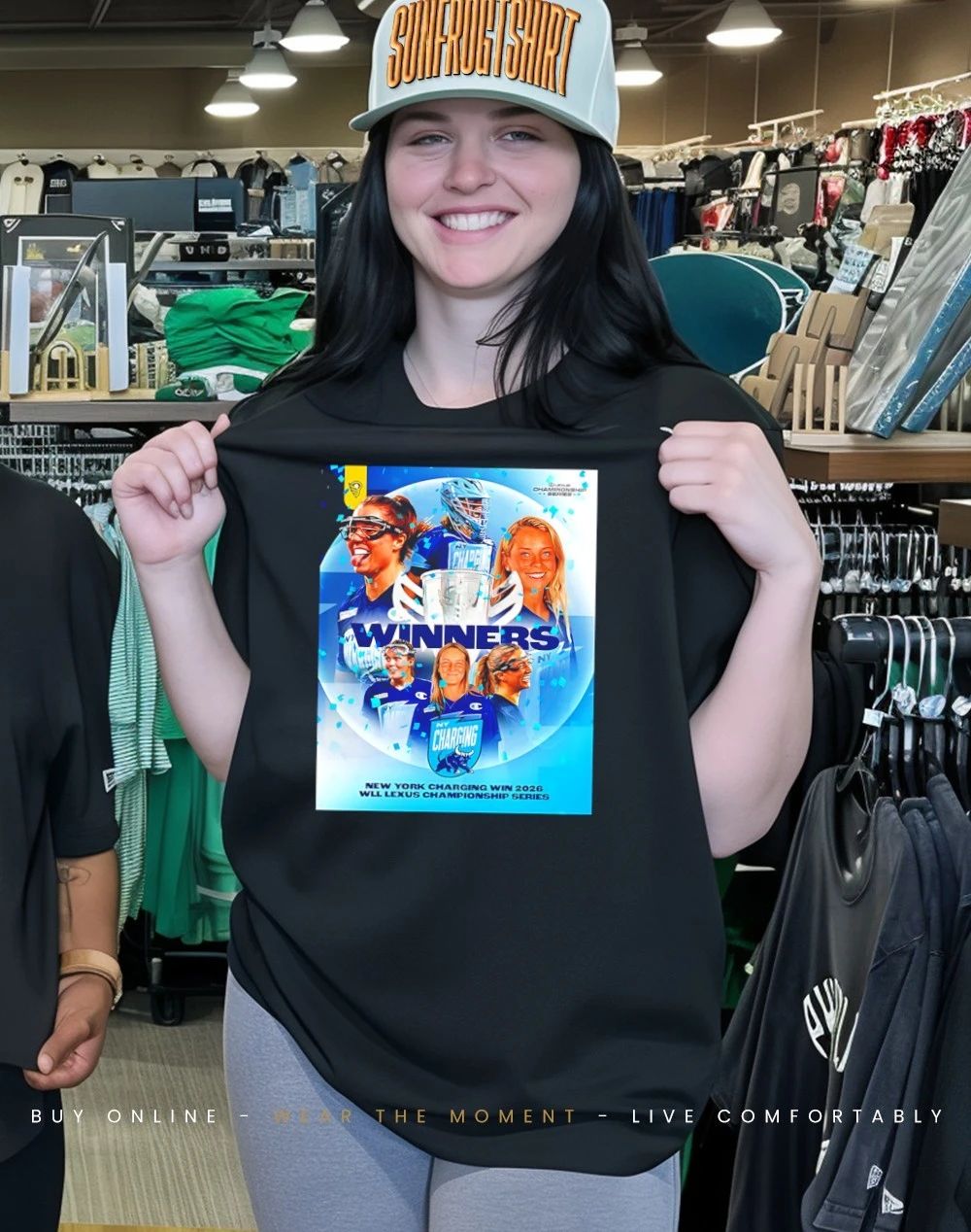 New York Charging Women’s Lacrosse 2026 WLL Lexus Championship Series Winners poster shirt