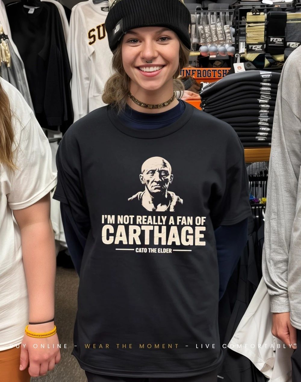 Cato the Elder I’m not really a fan of Carthage shirt