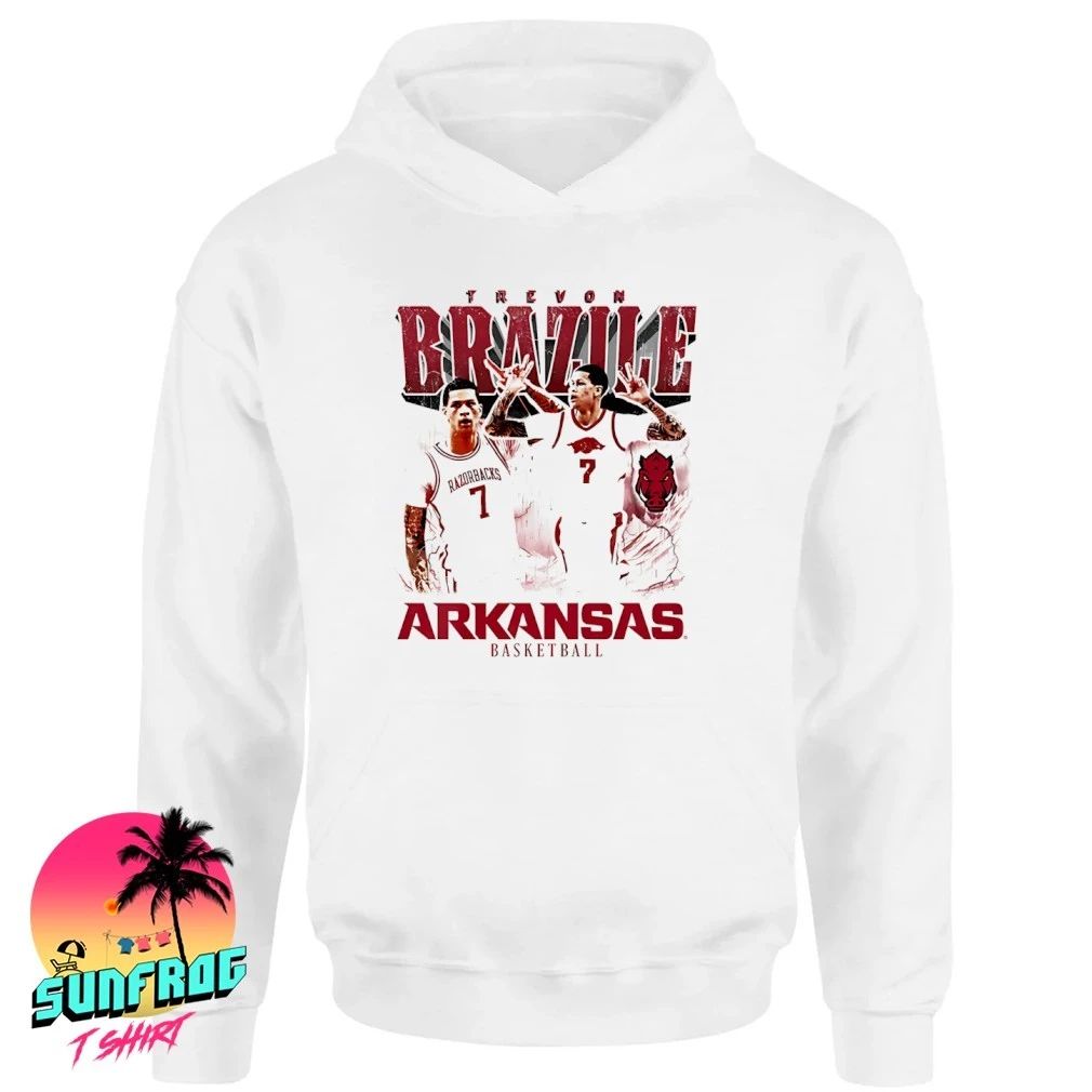 Trevon Brazile Arkansas Razorbacks 90s Graphic shirt