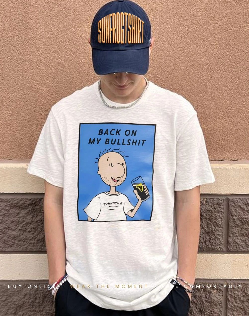 Back on my Bullshit turnstile shirt