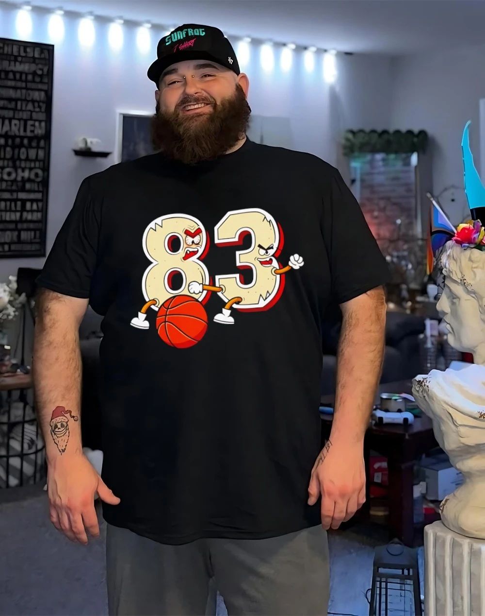 Bam Adebayo 83 Point Miami Heat number caricature shirt