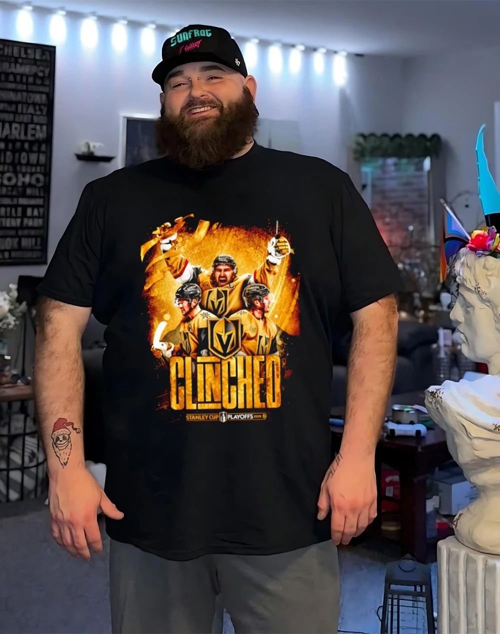 Vegas Golden Knights Clinched Stanley Cup Playoffs 2026 graphic shirt